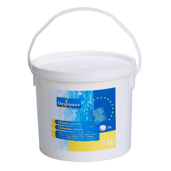 Cloro de choque 5kg (250 pastillas de 20gr) (cloración rápida)